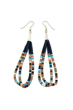 Santo Domingo Two Strand Heishi Earrings