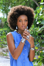 Samson Edsitty White Buffalo Turquoise Bracelet
