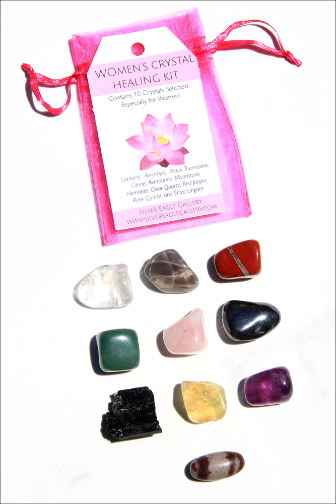 
                
                    Load image into Gallery viewer, The Women&amp;#39;s Crystal Healing Stone Kit
                
            